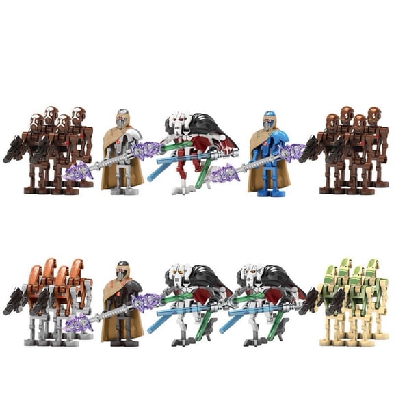 10 PCS Minifigures Space Movies Building Blocks, Creative Puzzle Toys for Children Christmas Gift Birthday Present
