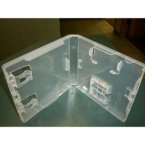 10 PCS ORIGINAL NINTENDO DS GAME CASE W/GAME BOY ADVANCE, W/OUTER SLEEVE, CLEAR JK01