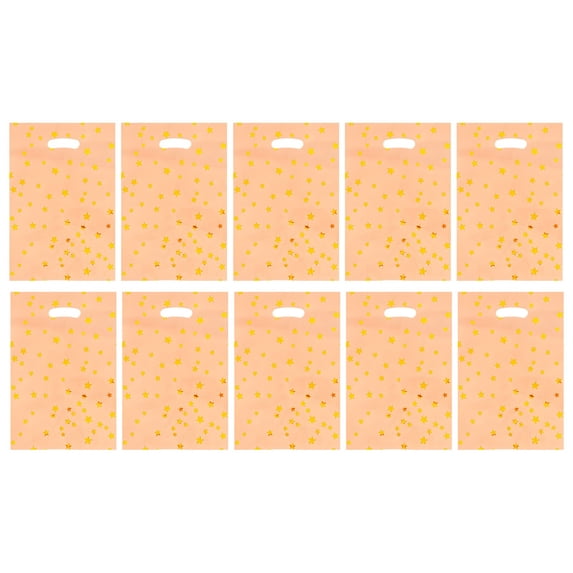 10 PCS Party Favor Bags - Gift Bags, Assorted Colors Bulk Reusable For Gift Wrap Girls Kids Birthday Bridal Shower Party Favors Goodie Bags Candy Christmas