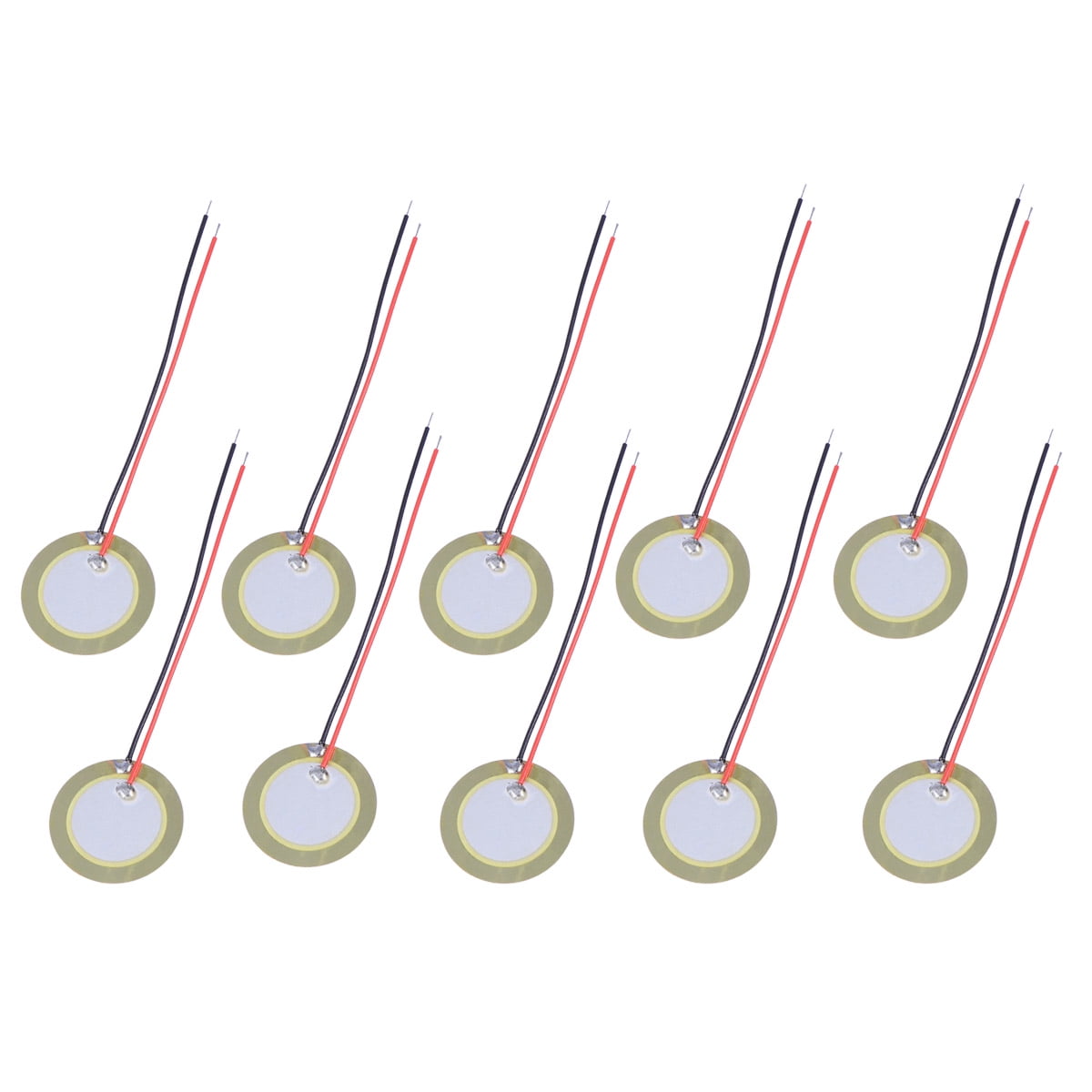 10 PCS Pickups Piezo Disc Piezoelectric Transducer Diaphragm