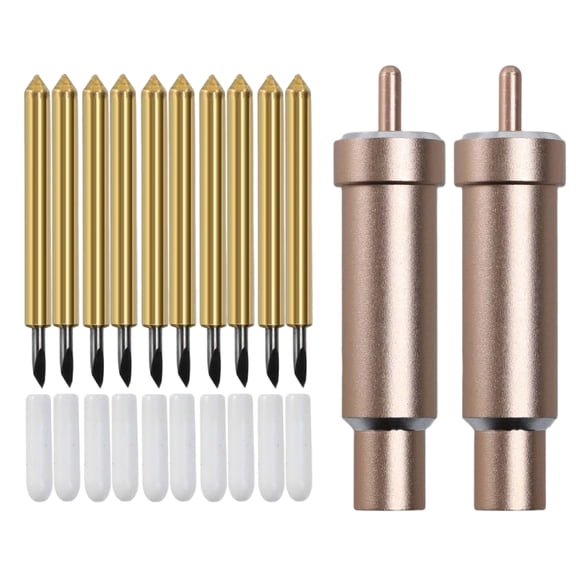 10 PCS Premium Fine-Point Blade and 2 PCS Housing Compatible with Explore Air 3/Air 2/Air /Maker 3/Maker
