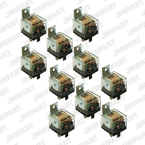 10 PCS Relay 5 PIN 80-100 AMP 12V BOSCH STYLE For All Cars & Trucks Alarm Bulb