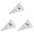 thumbnail image 1 of 10 PCS Reusable Piping Bags Pastry Bags Plastic Coated Cloth Icing Bag Baking Piping Bag Large Canvas Pastry Decorating Tool White 12.48 x 8 In, 1 of 5