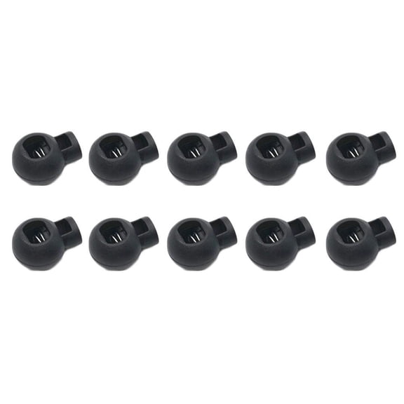10 PCS Shoe Lace Shoelace Buckle Rope Clamp Cord Lock Stopper Run Sports Clips Y2D5