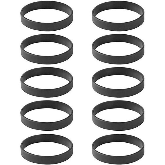 10 PCS Silicone Bracelets Adult Blank Rubber Wristbands Bright Color Wristband Unbranded for Event Sport Party Accessories (Black)