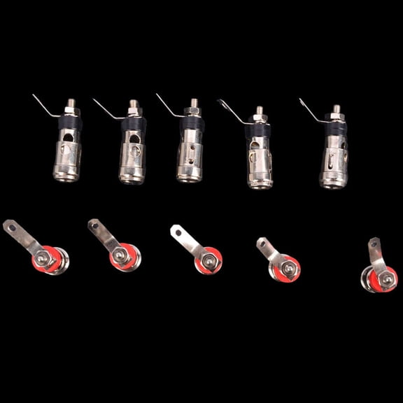 10 PCS Speaker Audio AMP Terminal Binding Post Spring Loaded Type Nickel Plated##