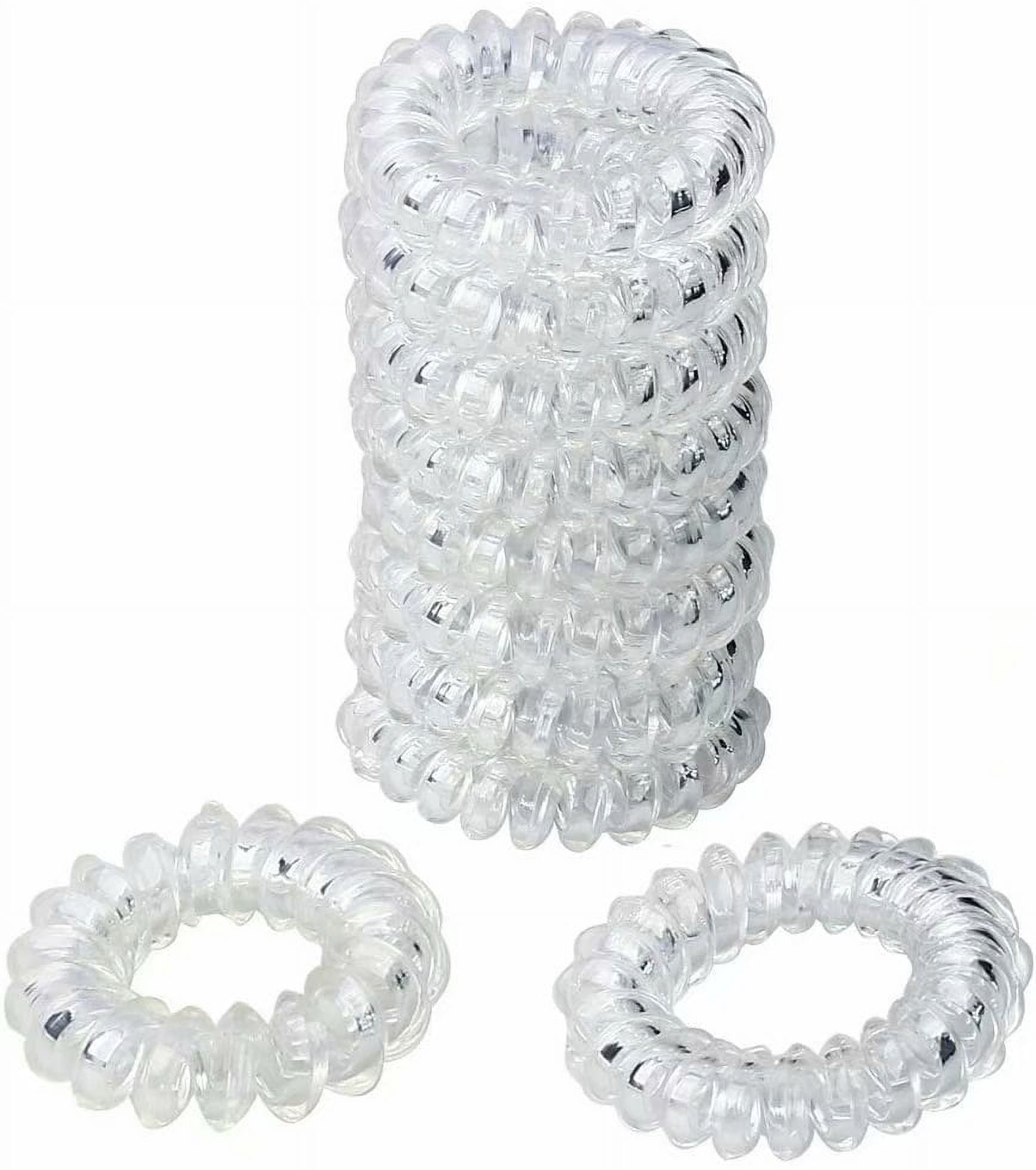 Clear Spiral Hair Ties Clear Spiral Hair Ties