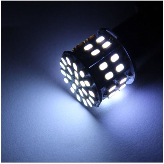 10 PCS Super White 1156 1141 50 SMD LED Bulbs for RV Camper Trailer Interior Light Backup Reverse Tail Brake Light 12V 1.4 Inch