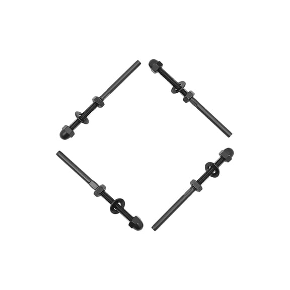 10 PCS T316 Stainless Steel Cable Tensioners, Hand Swage Tensioners for 1/8" Cable, and Corrosion-Resistant, Ideal for Metal Railings