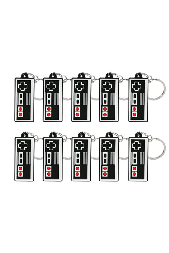10 PCS Video Game Controller Keychains Video Game Keychains Game Party Favors Gamer Party Bags for Game Birthday Party Supplies