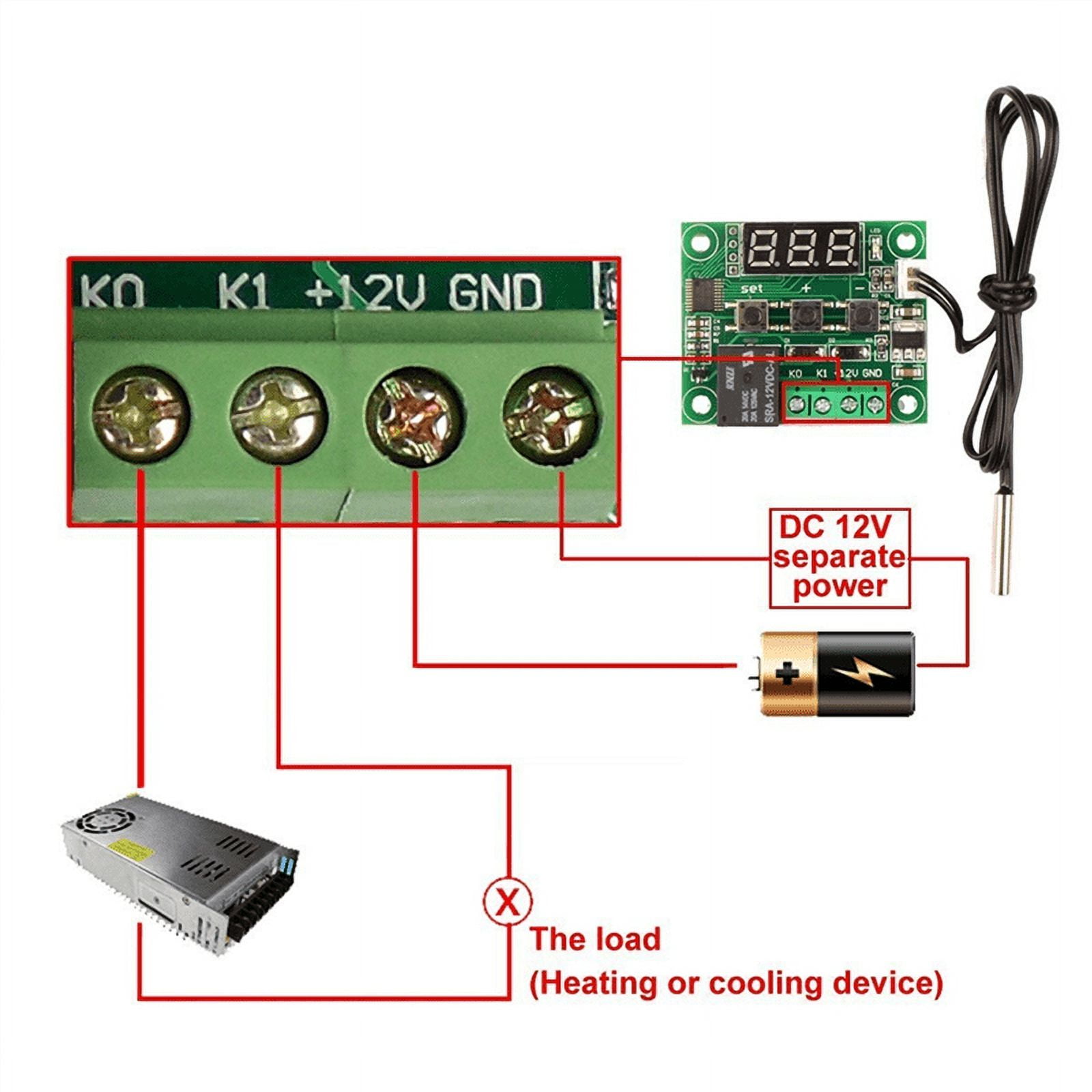 Thermostat XH-W1209 DC 12V zur Temperaturregelung mit