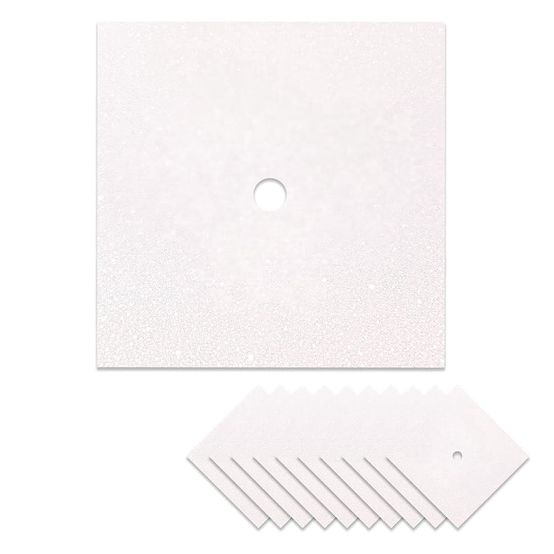 10 PCS White Glitter Cardstock Premium Construction-Paper for ...
