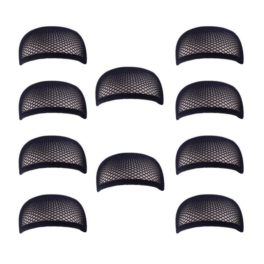 10 PCS Wig Making Caps Mesh Crochet for Hair Nets Women Miss Women's ...