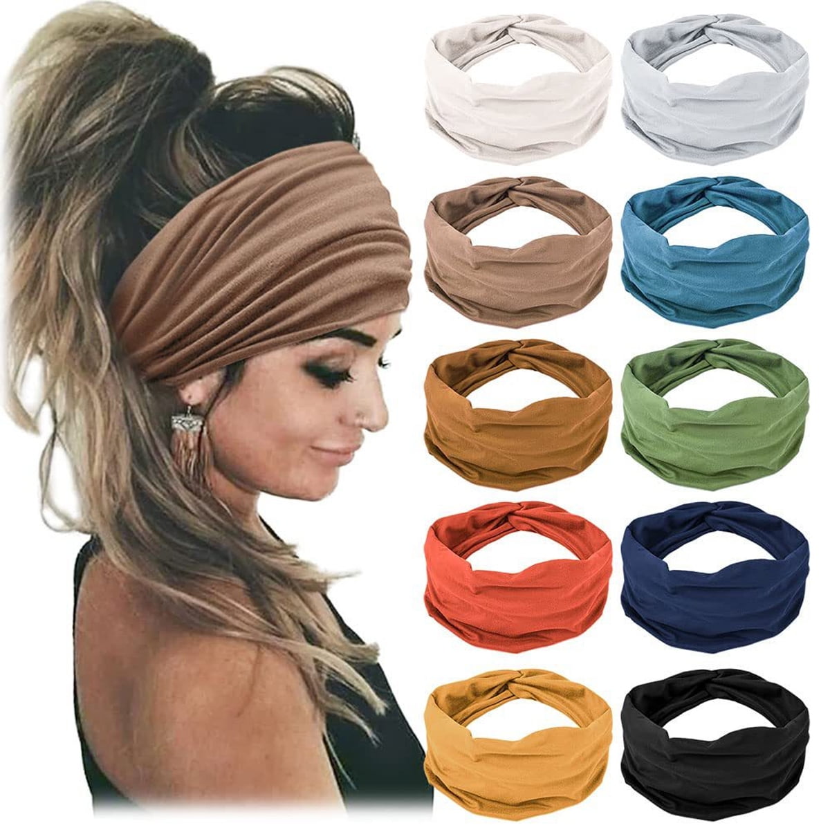 Ladies turban headbands deals