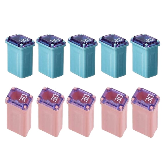 10 PCS of 20Amp 30Amp Miniature Box Fuses FMM MCASE Type FMM Maxi Fuses ("Low Blow")