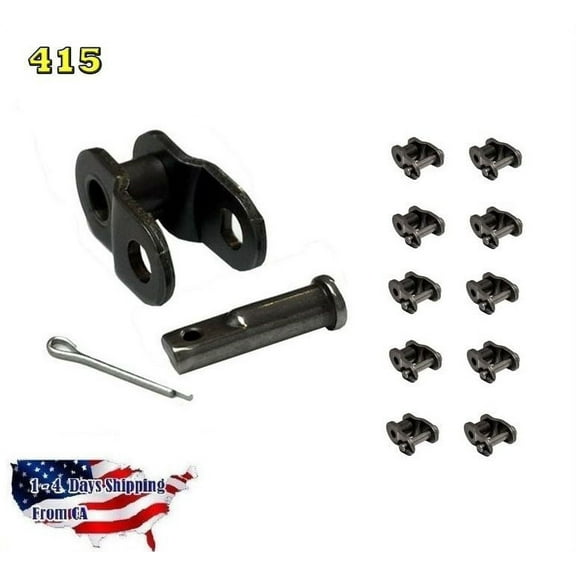 10 PIECES #415 Offset Link 1/2 Link, Half Link, Crank Link, Motorized Bicycle