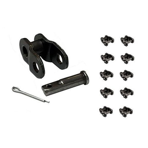 10-PIECES #415H Offset Link1/2 Link, Half Link, Crank Link, Motorized Bicycle