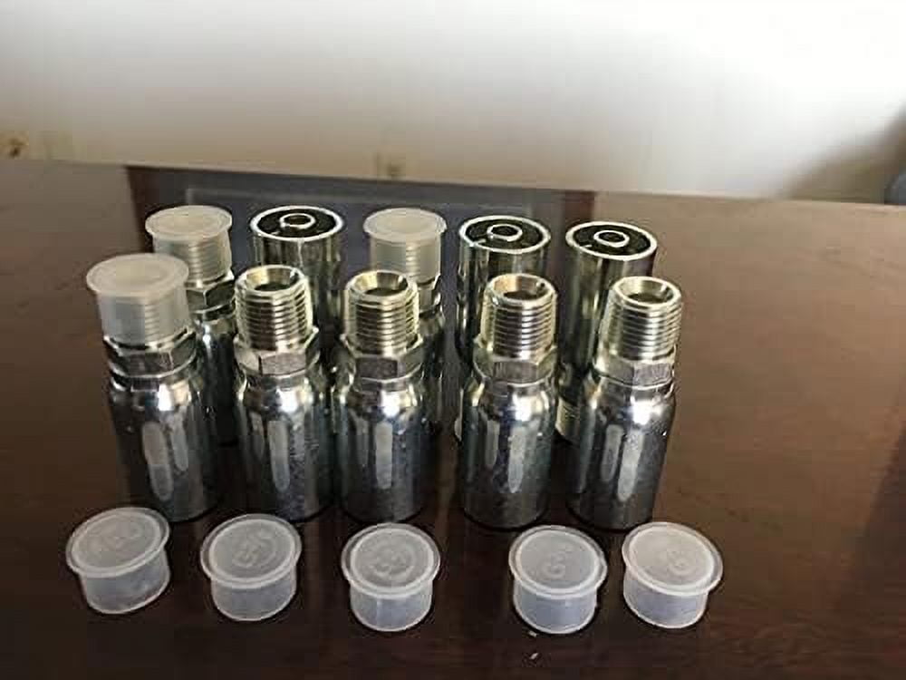 10 PK) 06U108 3/8 Manguera 1/2" Roscas Tubería Macho Compatible