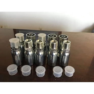 Gator 5-Pack 3/8" Hose X 1/2" Threads Male Pipe Hydraulic Fittings (06U108)