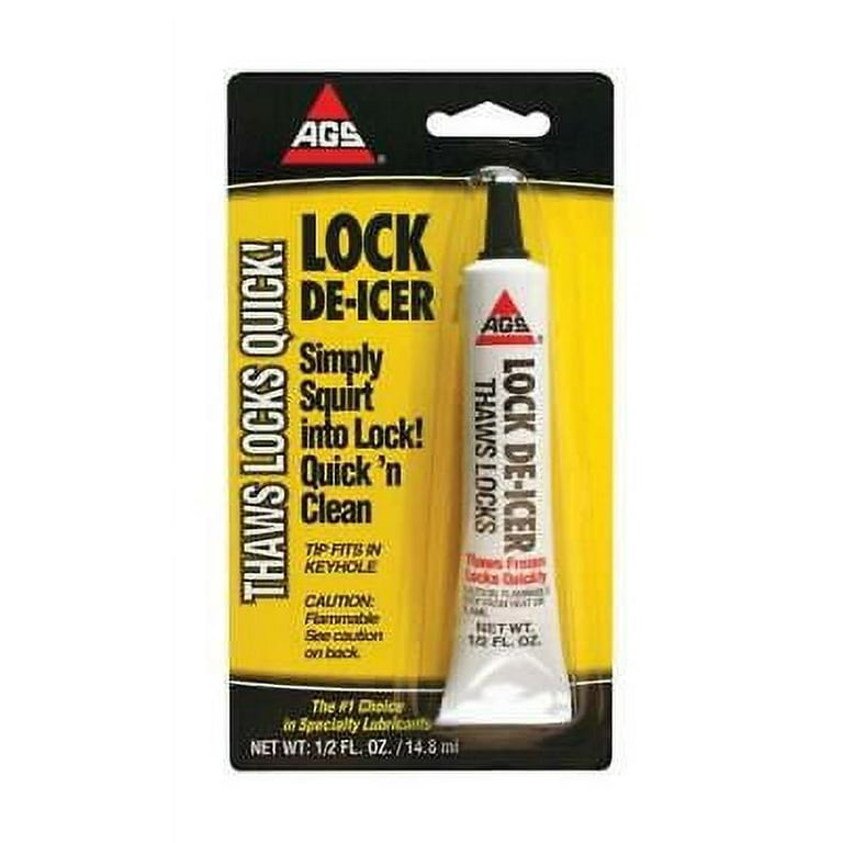 10-pk AGS Quick N Clean General Purpose Lock De-Icer 0.5 oz.