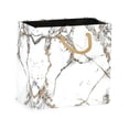 thumbnail image 1 of 10 PK, Marble Gloss Gift Bags, Jewel 6.5 x 3.5 x 6.5" For Small Kitchen Utensils, Gift Certificates, & Small Gifts, 1 of 1