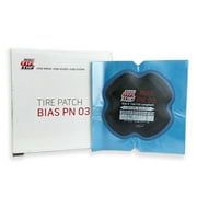 10 PN-3 Rema Tip Top Bias Tire Repair Patches, 4 Inches Wide, Two Plies Each