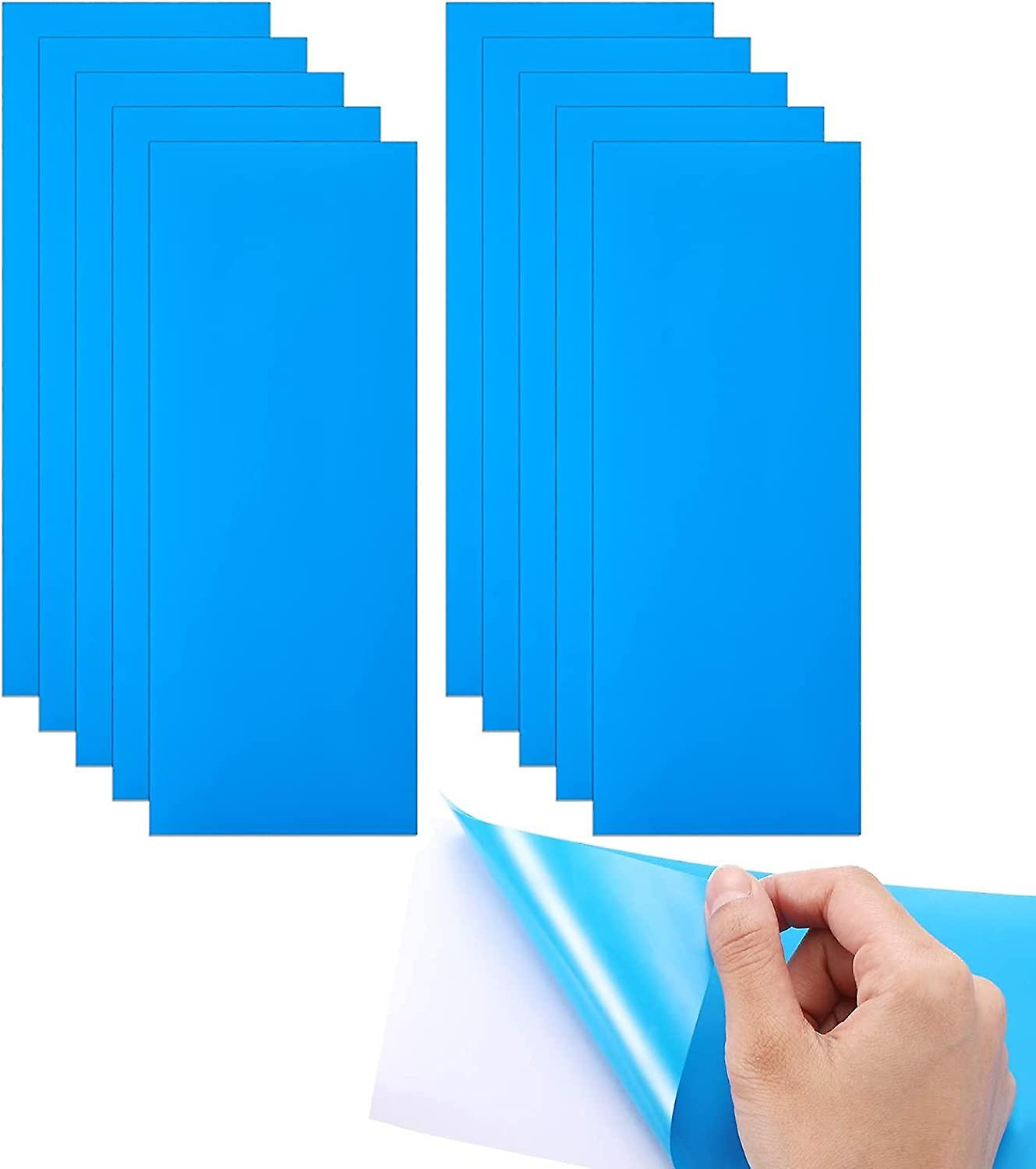 10 PVC self sticky underwater swimming pool repair kits (rectangular