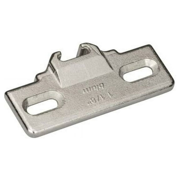 10 Pack 1-1/8" Overlay Edge Mount Mounting Plate For Compact 33 Hinges
