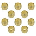 thumbnail image 1 of 10 Pack 1/2" Compression Sleeve Solid Brass Ferrule for 1/2" Compression Tubing, 1 of 2