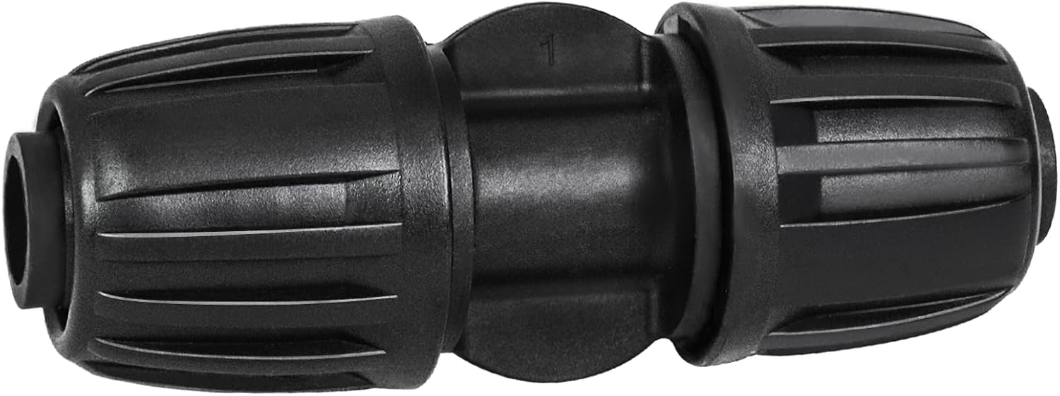 Orbit 1/2-in Plastic Push-fit Drip Irrigation Coupling 67494 at