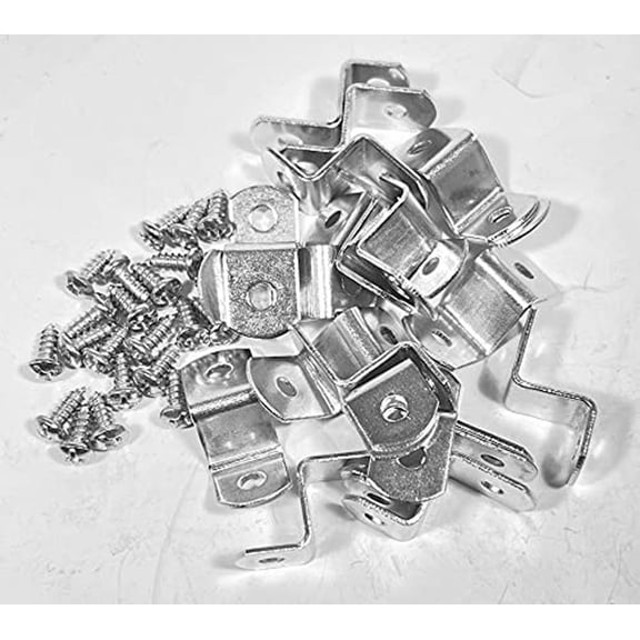 10 Pack 1/2" Offset Clips With Screws