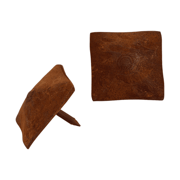 10 Pack 1.25 Inch Rusted Decorative Door Nail Clavos By Borderland Rustic Hardware