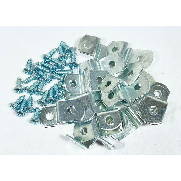 10 Pack 1/4" Offset Clips With Screws