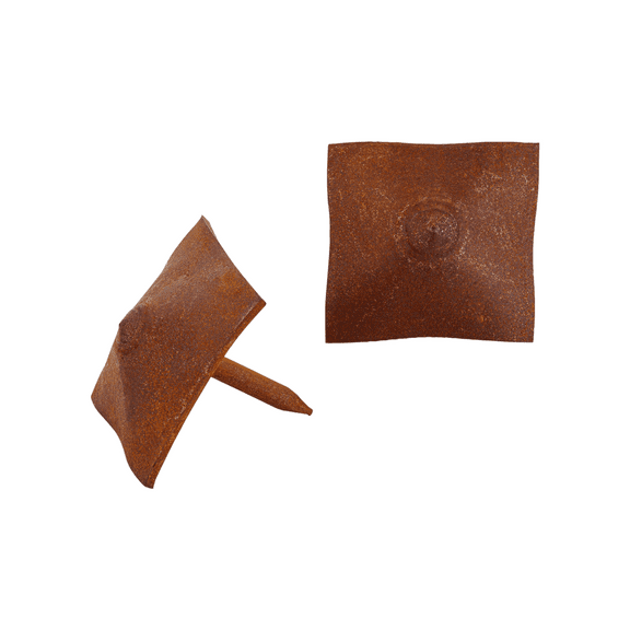 10 Pack 1 Inch Rusted Decorative Door Nail Clavos By Borderland Rustic Hardware