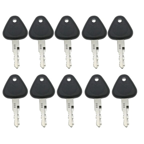 10 Pack 100# 888 Keys for SDLG Excavator and Heavy Equipment Ignition Key