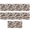 thumbnail image 1 of 10-Pack 10cm X 10cm(3.9") Peel and Stick Backsplash Tile, Wall Stickers Decal for Home Kitchen, RV, Laundry Room, Waterproof Durable Wall Tile Stickers for Bathroom, Multicolor(Bronze,3.9x3.9"), 1 of 8