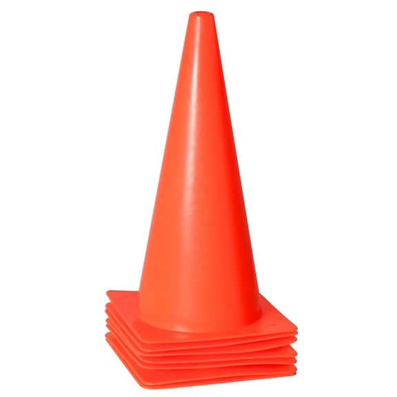 10 Pack 12 Inch Sports Cones, Plastic Marker Cones for Basketball , Indoor Outdoor Field Markers