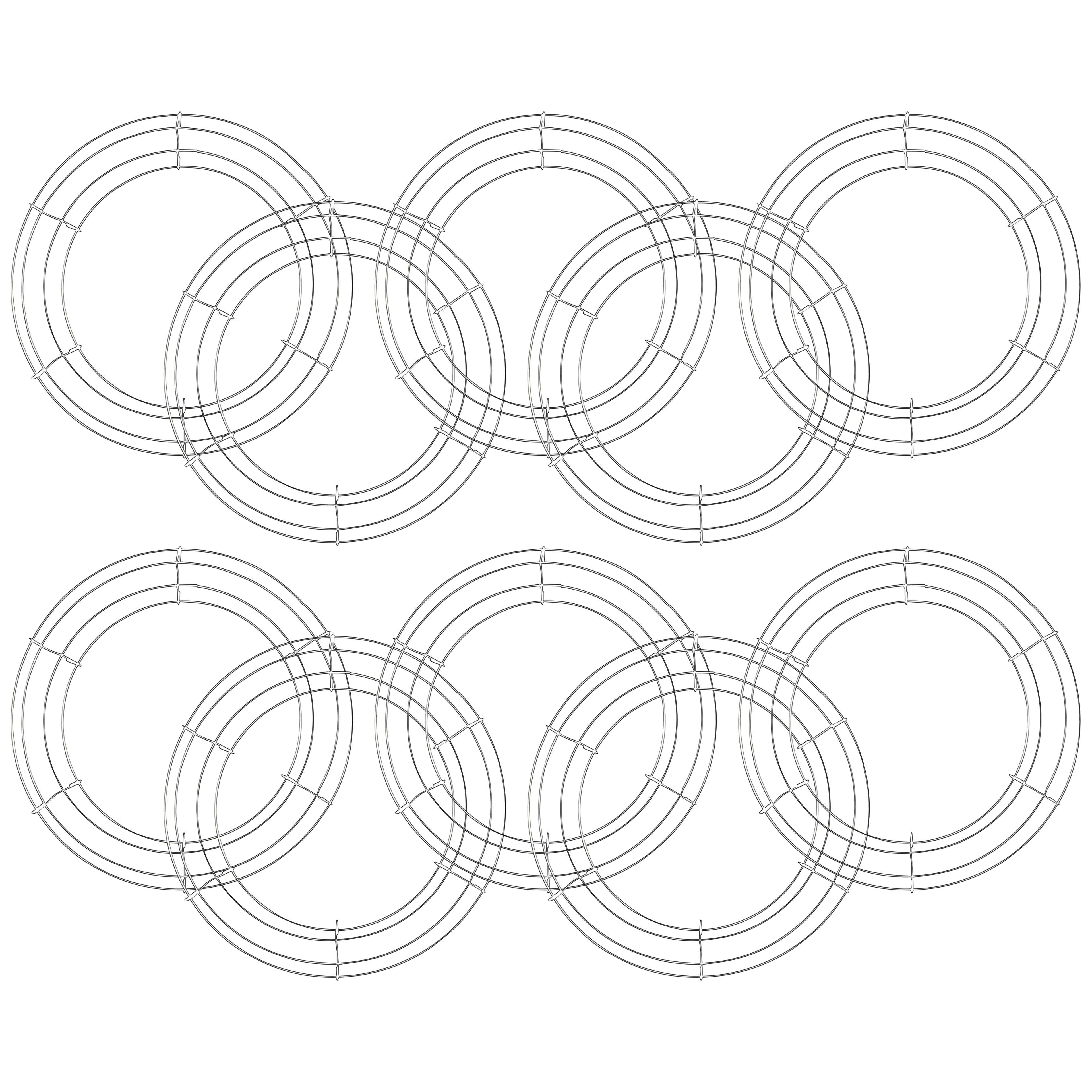 10 Pack: 12" Wire Wreath Frame by Ashland® - Walmart.com