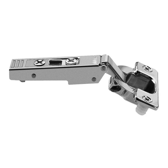 10 Pack 120 Degree Straight Arm Clip Top Press-In Self Closing Cabinet Hinge