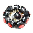 thumbnail image 1 of 10 Pack 12Volt Red LED Toggle Rocker Switch Car Auto 3 Prong SPST Toggle EC-1215, 1 of 2
