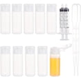 thumbnail image 1 of 10 Pack 12ml Small Plastic Flip Cap Sample Bottle Empty Refillable Travel Bottles for Makeup Cosmetic Toiletries Product, 1 of 7