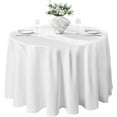 10 Pack 132inch Round Tablecloth Polyester Table Cloth，Stain Resistant
