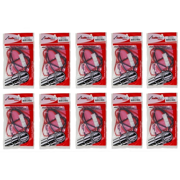 10 Pack 14 GA Gauge 2 Pin Male/Female Terminals Quick Disconnect Harness Polarized Wire