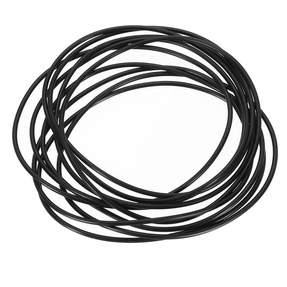 10 Pack 155 Nitrile O-rings 70 Durometer 4" ID, 4-3/16" OD, 3/32" Width Black