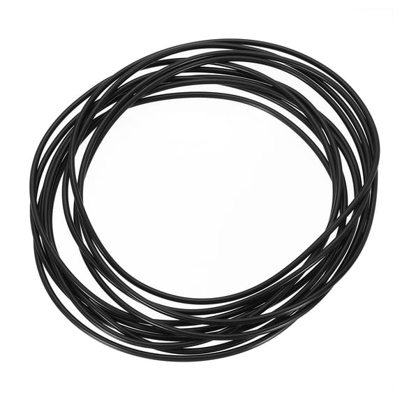 10 Pack 158 Nitrile O-rings 70 Durometer 4-3/4" ID, 4-15/16" OD, 3/32" Width Black