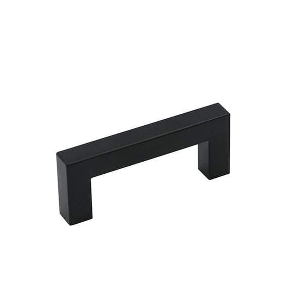 Fitviso 10 Pack 2.75 Inch Center to Center Matte Black Cabinet Handles Stainless Steel Drawer Pulls