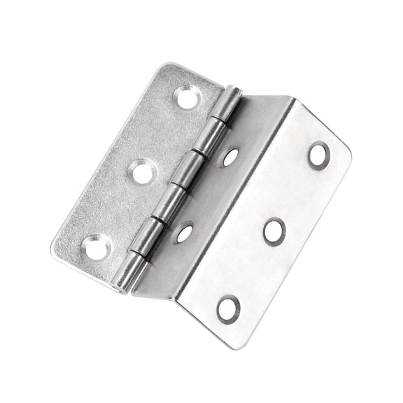 10 Pack 2" Chest Hinges - Nickel, Swing Clear, Expandable Cabinet Door Hinges