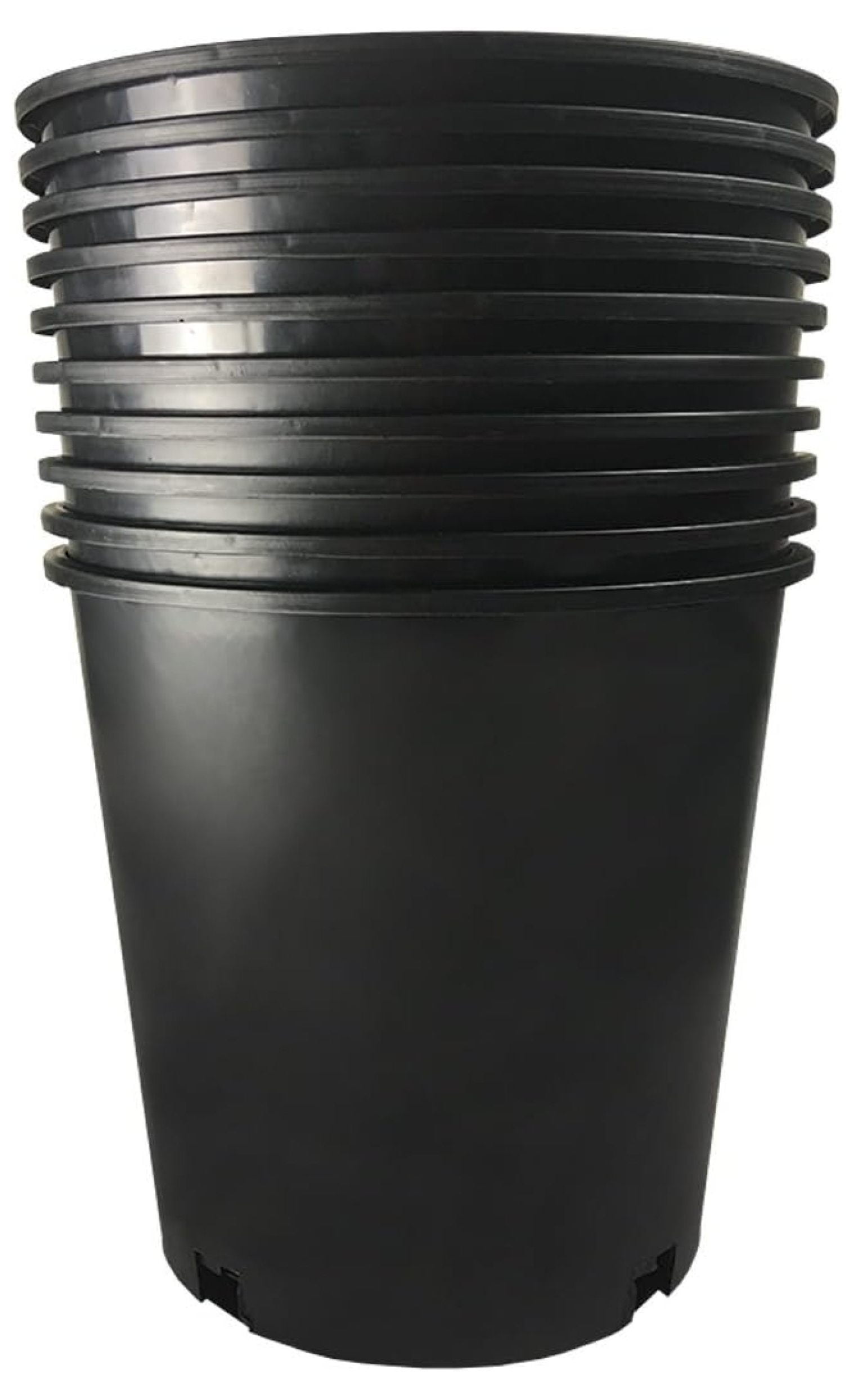 10-Pack 2 Gallon Premium Black Plastic Nursery Plant Container Garden Planter Pots (2 Gallon)