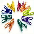 thumbnail image 1 of 10-Pack 2-Inch Multicolor Utility Clips, PVC-Coated Strong Grip Clips for Food Bag Sealing, Paper Organization, Laundry, Home & Office Storage, 1 of 6