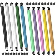 MEKO 10-Pack 2-in-1 Universal Touchscreen Stylus Pens , Stylus Pens for Touch Screens,for iPad, iPhone, Android, Samsung, Tablets, Laptops & More - Includes 20 Replacement Nibs